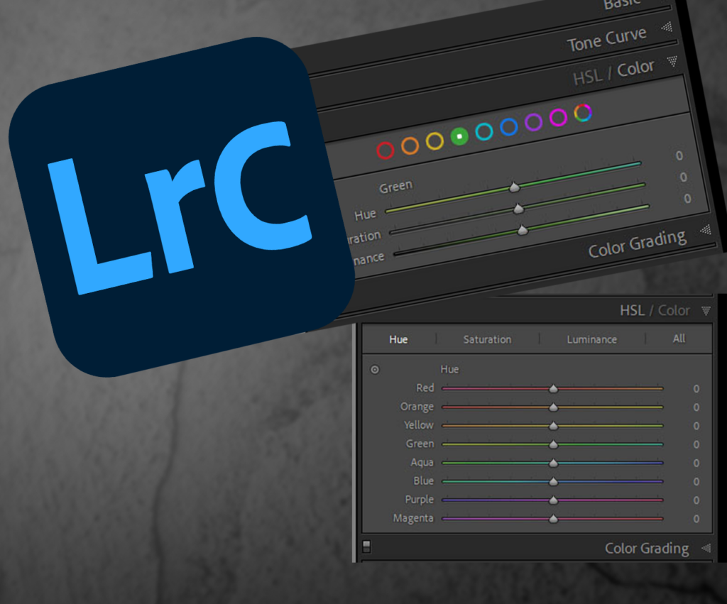 Lightroom Classic HSL kolor edycja