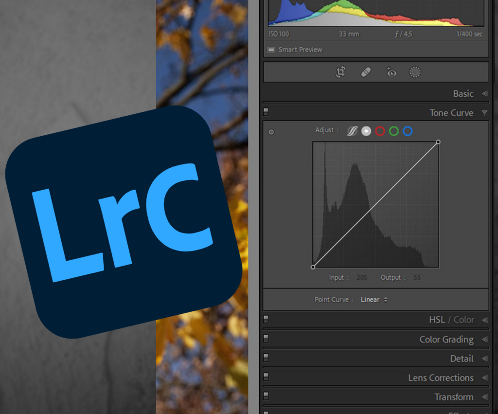 Krzywe tonalne Lightroom Classic jak ich używać?