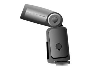 Grafika przedstawiająca lampę błyskową