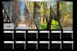 Kalendarz jedna strona 12 miesięcy