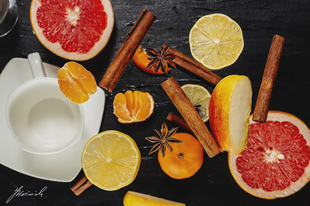 Cytrusy, cynamon i anyż