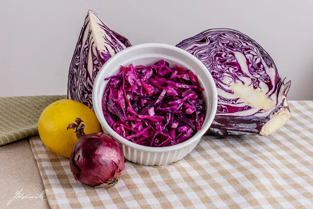 Surówka z czerwonej kapusty