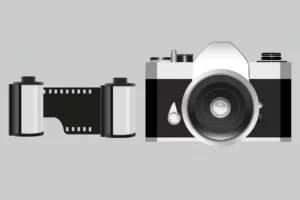 lustrzanka analogowa grafika 