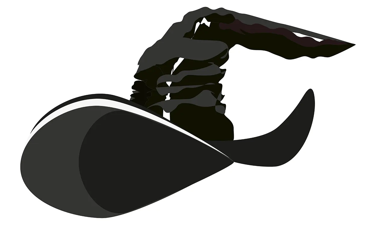 kapelusz wiedźmy grafika 